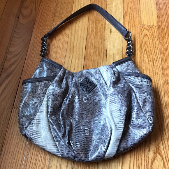 simply vera wang snakeskin purse